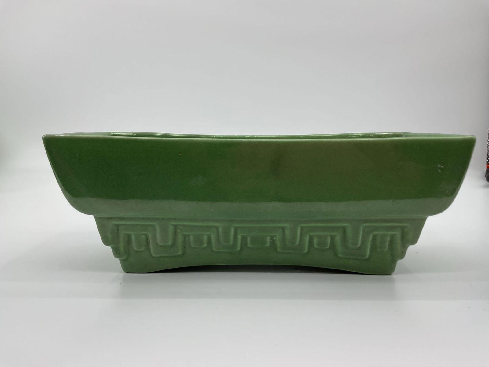 Vintage Green Art Deco Planter (1 of 4)