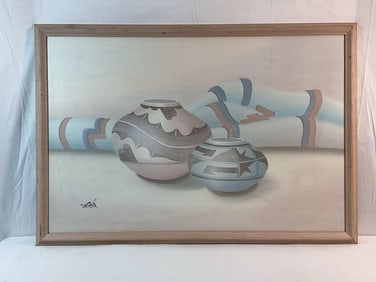 Mario Jung(Korean, B.1949) Oil on Canvas