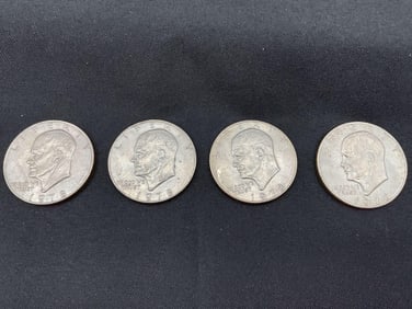 Lot of 4 1978 US  Silver Dollar Coins