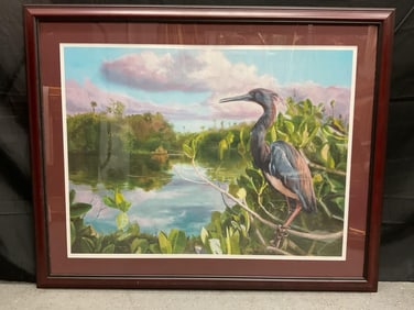Domain of the Tri-Color Heron by Linda Relis