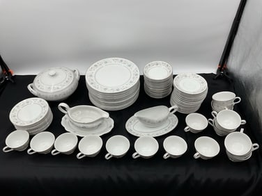 English Garden Fine China Dinnerware Set, Japan