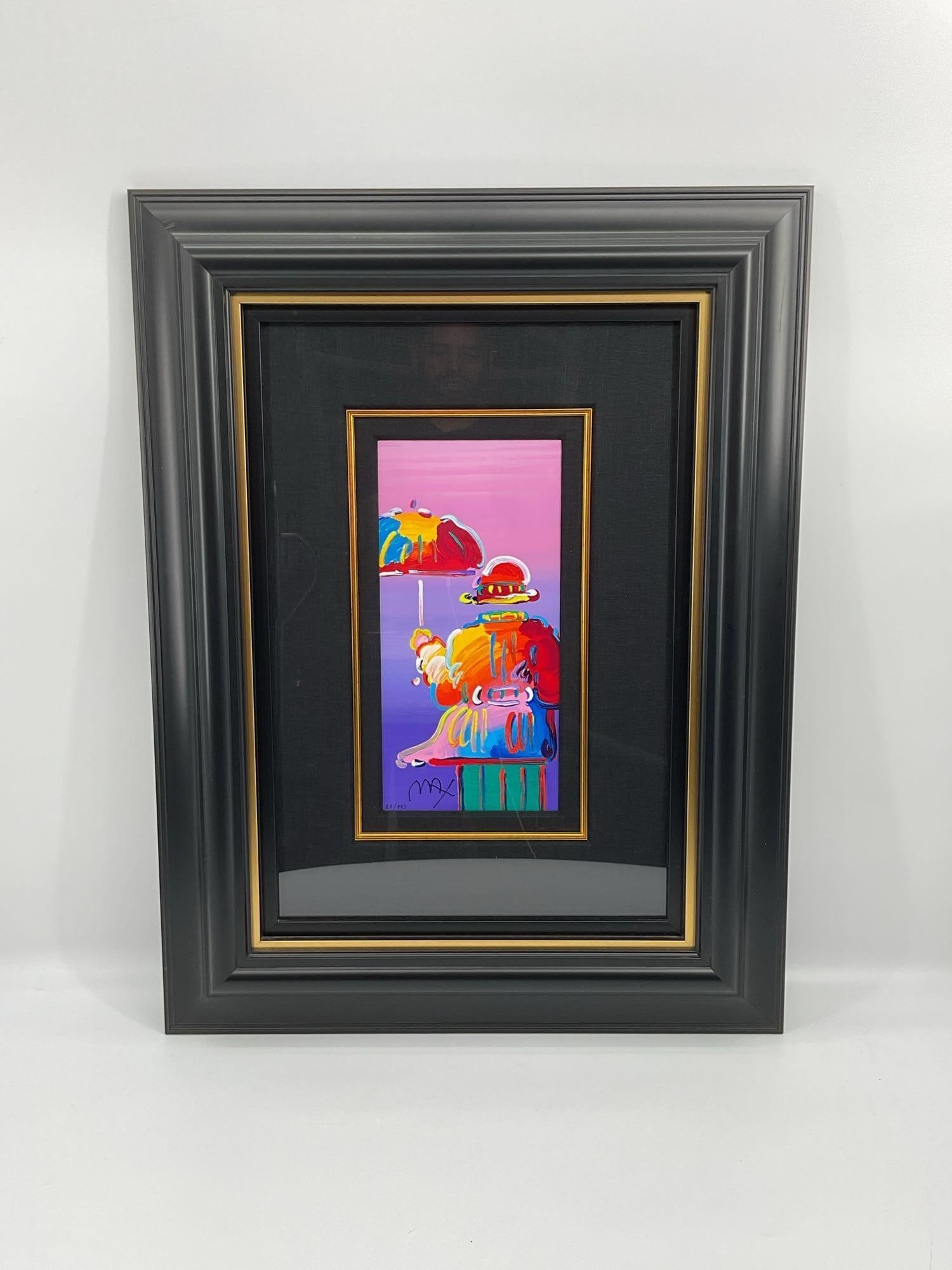 Umbrella Man by Peter Max(American/German, b.1937) Serigraph (1 of 9)