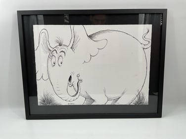 Dr. Seuss (Theodore Geisel) Limited Edition Lithograph "Horton Hears a Who"