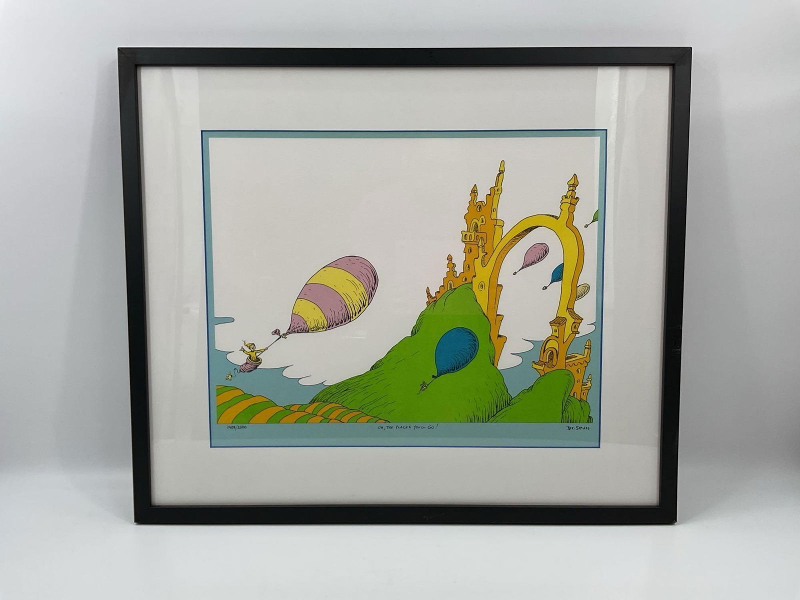 Dr. Seuss  (Theodore Geisel) Limited Edition Print   "Oh, the Places You'll Go!" (1 of 5)
