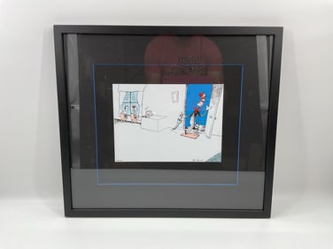 Dr. Seuss Limited Edition Print :  "We Looked! Then We Saw Him Step on the Mat"