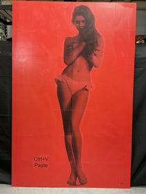 "Ctrl+V Paste" by Alejandro Vigilante (Argentina, b.1964) Mixed Media