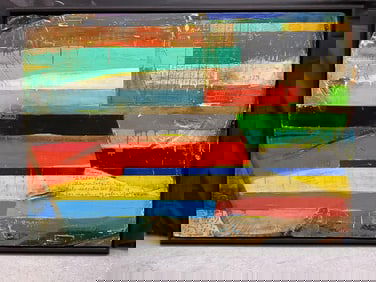 Mixed Media Composition by Rey Alfonso (Cuban, b.1974)