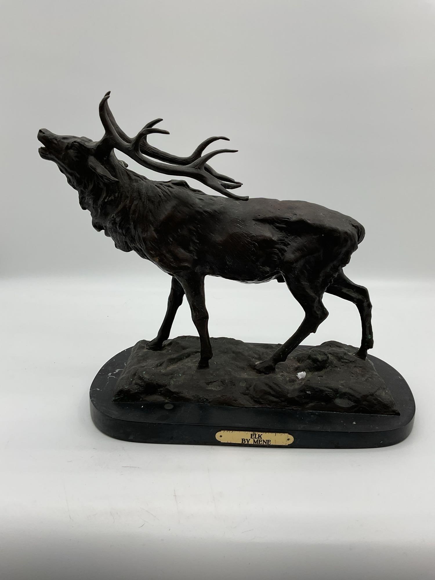 Elk by Pierre Jules Mêne Bronze Sculpture (1 of 4)