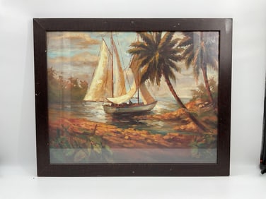 Sailboat at Sunset by Paolo Lithograph