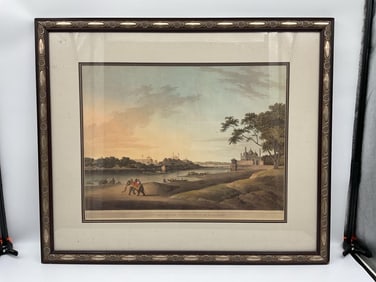 Lucnow taken from the opposite bank of the river  by THOMAS, PIERRE DANIEL (1749 - 1840) Etching