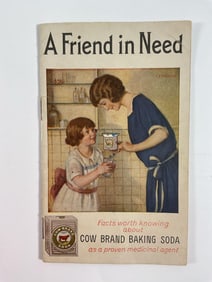 A Friend in Need Cow Brand Baking Soda Advertising Booklet - Box 12