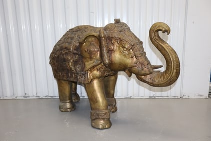 All Bronze Hindu Elephant statue