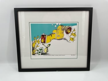 Dr. Seuss Limited Edition Print: Sneetches: Sylvester Monkey McBean
