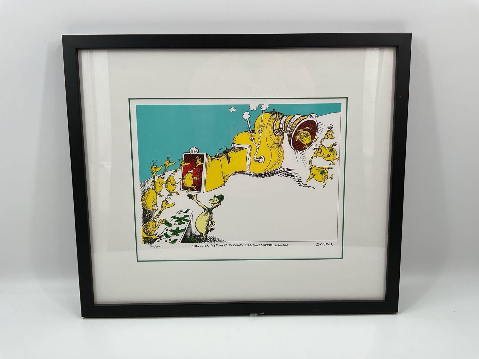 Dr. Seuss Limited Edition Print: Sneetches: Sylvester Monkey McBean (1 of 5)