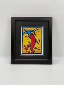 Keith Haring - Dancing Figure - Signed