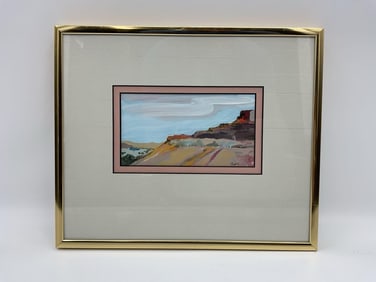 Desert Bluff Landscape by Toni Evans