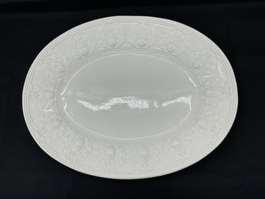 Williams Sonoma Italian Acorn Oval Platter - Made in Italy