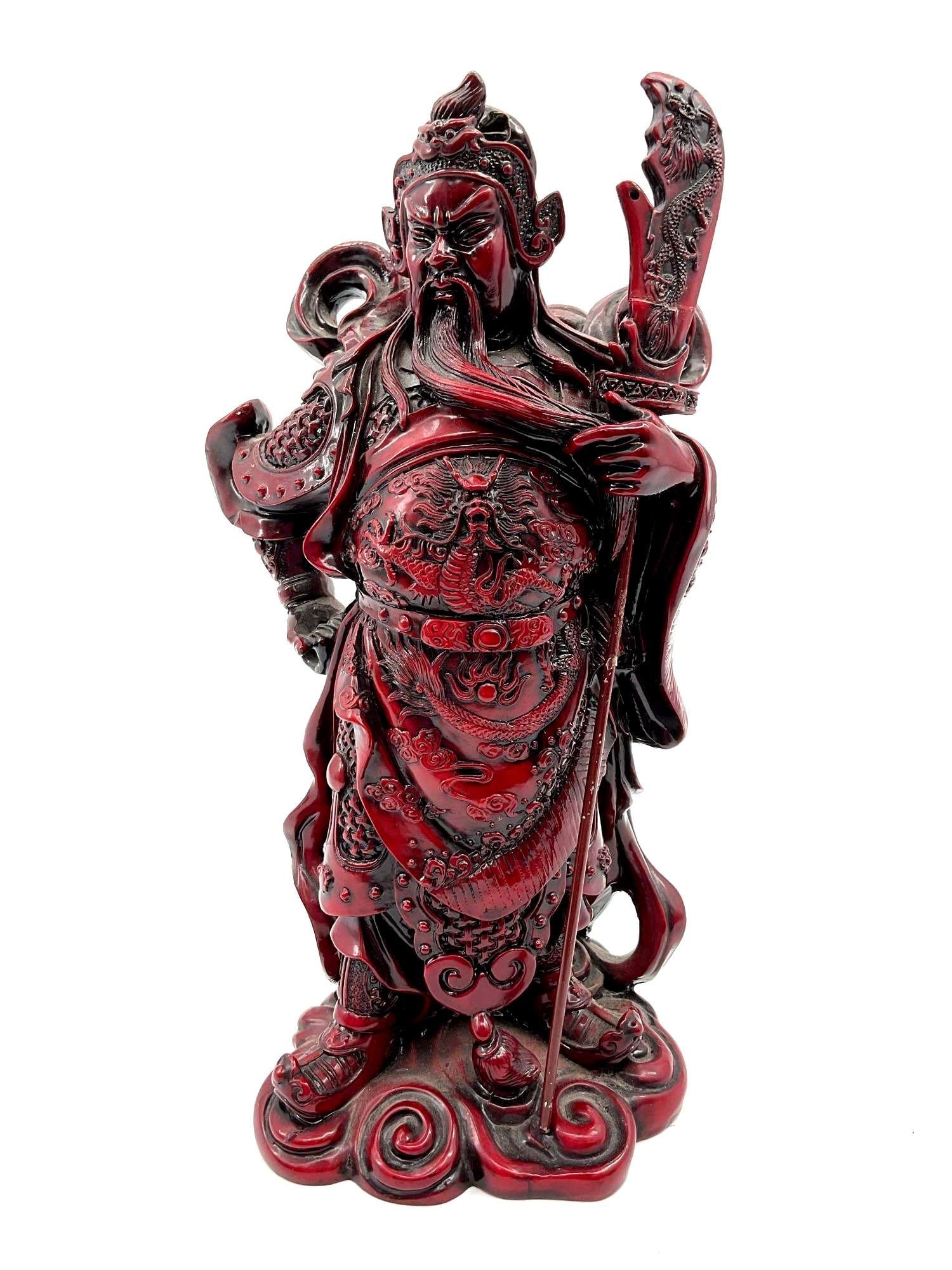 Guan Gong  Warrior Statue - Eastern Han Dynasty - God of War, Wealth & Loyalty - Chinese (1 of 4)