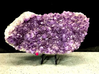 Large  Raw Amethyst Crystal Cluster - Brazilian