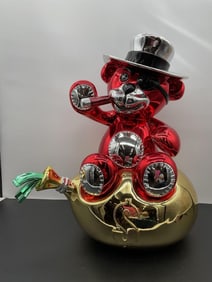 Polychrome Pop Art Cohiba Bear