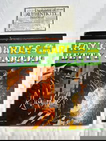 Ray Charles & Berry Carter - Vinyl - Autpgraphed