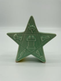 Freemason Eastern Star Ceramic Planter