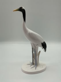 Noritake Bone China Porcelain Crane Figurine
