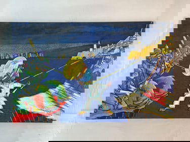 Arturo Cisneros(Cuban/American, B.1945) Acrylic on Canvas