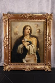 "Maria Magdalena" by Gabriel Cornelius von Max (Czech/German, 1840-1915)