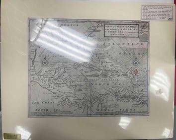 Chart of the West Indies or the Islands of America in the North Sea 2