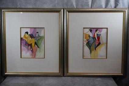 Set of Itzchak Tarkay Serigraphs