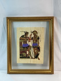 Two Soldiers Egyptian Art Papyrus