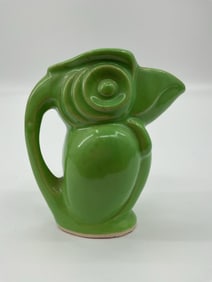 Green Owl Figural Creamer
