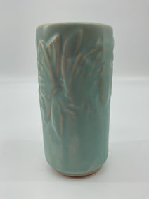 Nelson McCoy Pottery Light Blue Tumbler Vase