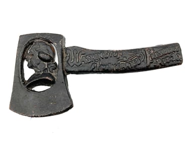 George Washington Inauguration Hatchet Souvenir Cast Iron