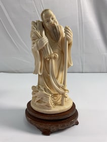 Chinese Bone Carving - Old Man