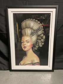 "Marilyn in Diamonds" by Melanie Stimmell (American, b.1975) Pastel