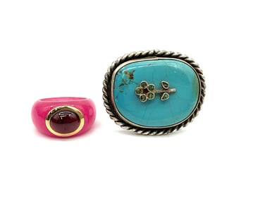 Two Bold Statement Rings