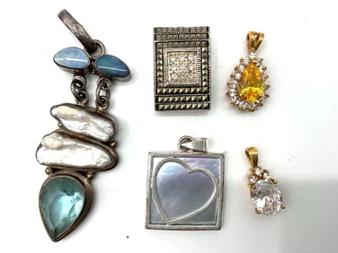 Assorted Group of Six Pendants