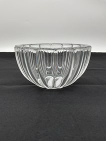 Kosta Boda Opus Cut Lead Crystal Bowl, Sweden, 1970's