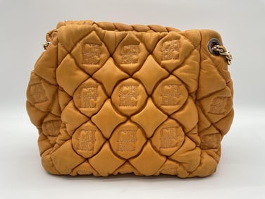 Carolina Herrera Quilted CH Logo Shoulder Bag