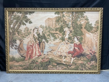Antique French Tapestry Gobelin