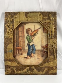 Framed Artini Engraving