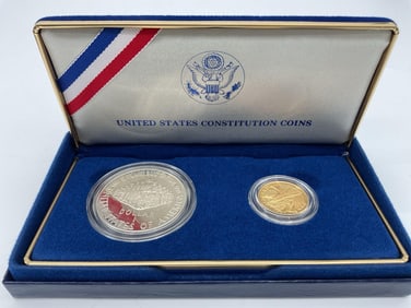 1987 U.S. Constitution Bicentennial Coin Set
