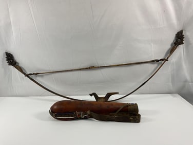 Kenyan Tribal Bow and Arrow Set