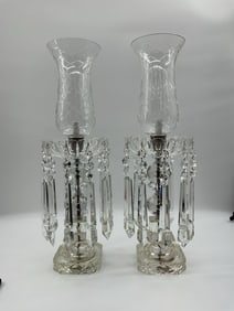 Cut Crystal Electric Candle Lamps