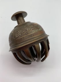 Antique Brass Claw-Style Pomander or Censer
