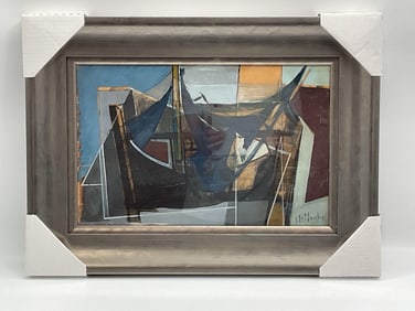Marcel Mouly (France, 1918-2008) Mixed Media Original