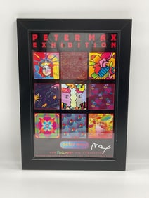 Signed Exhibition Poster by Peter Max(German/American, b.1937)