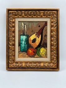Still Life with Mandolin and Fruit by Toma